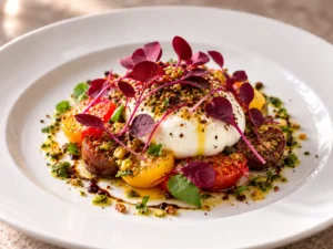 red-amaranth-microgreens-plated-up-seedmart-singapore